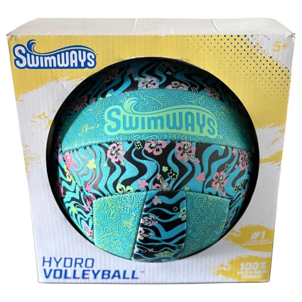 SwimWays Hydro Pool Volleyball - Teal Green - Official Size